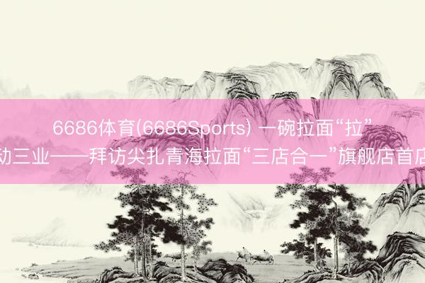 6686体育(6686Sports) 一碗拉面“拉”动三业——拜访尖扎青海拉面“三店合一”旗舰店首店