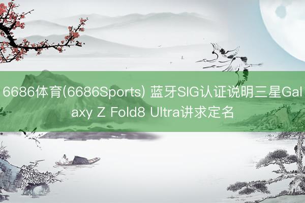 6686体育(6686Sports) 蓝牙SIG认证说明三星Galaxy Z Fold8 Ultra讲求定名